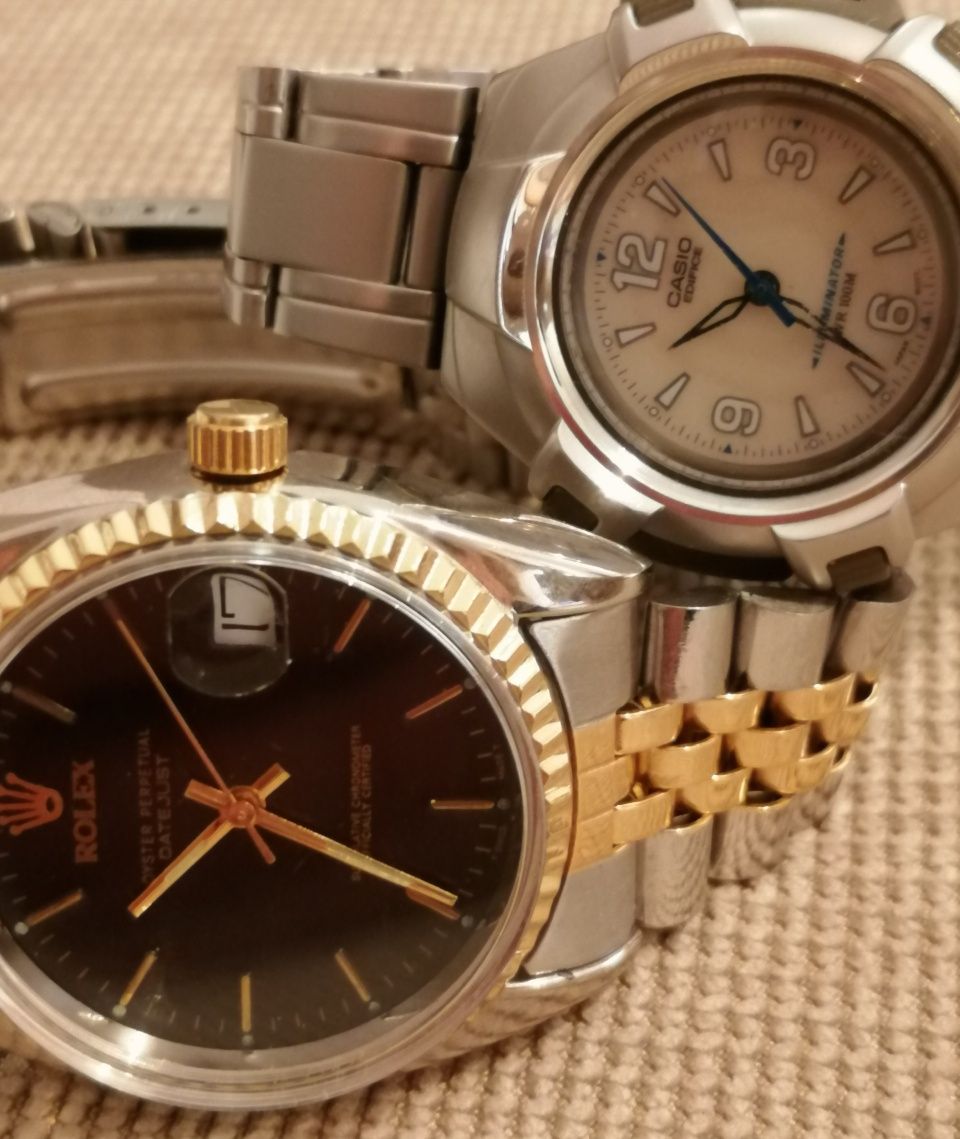 Casio damski plus zegarek gratis z interesującym  design. Sprawdż opis