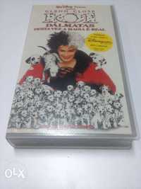 Filme "os 101 Dalmatas" em VHS