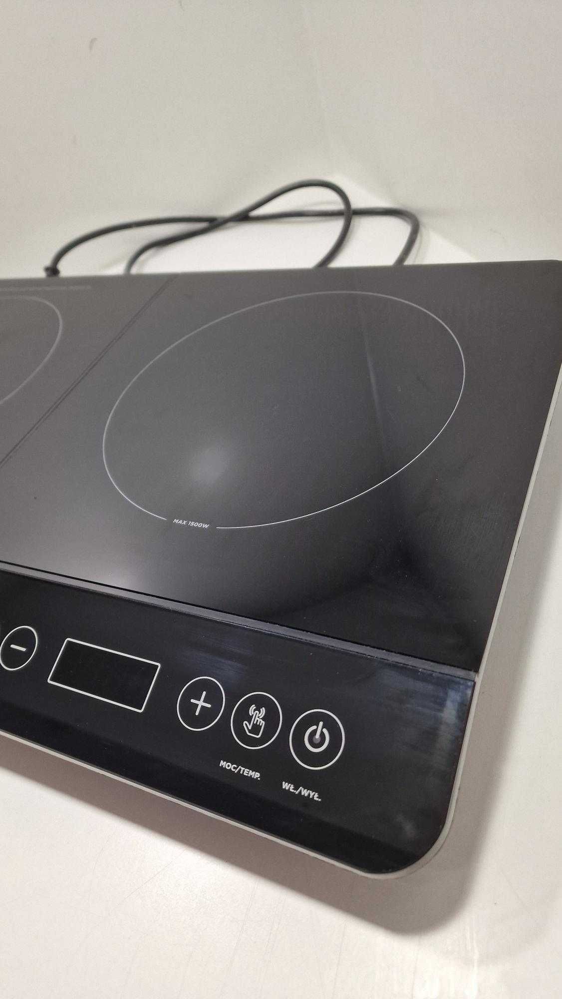 Kuchenka indukcyjna podwójna 3500W Raven EKI002 Komis Czeladź Madej