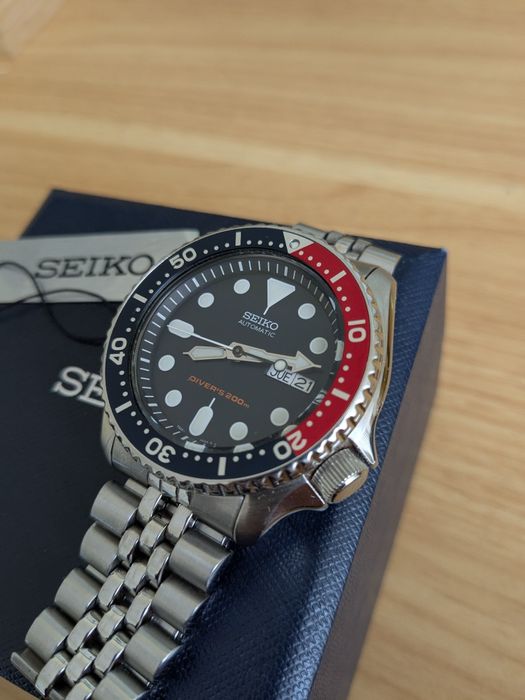 Seiko relógio automático SKX009K2