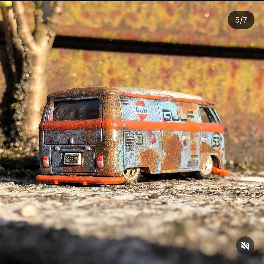 Hot Wheels VW T1 Custom Gulf