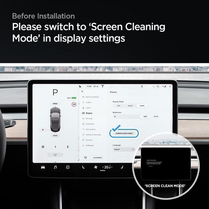 Szkło Hartowane Spigen Glas.tr EZ Fit do Tesla Model Y / 3