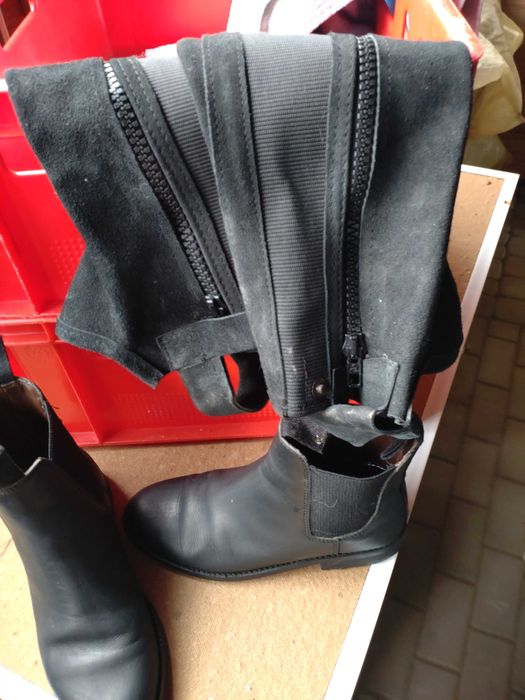 Buty damskie do jazdy konnej czapsy, sztyblety, rozmiar 38