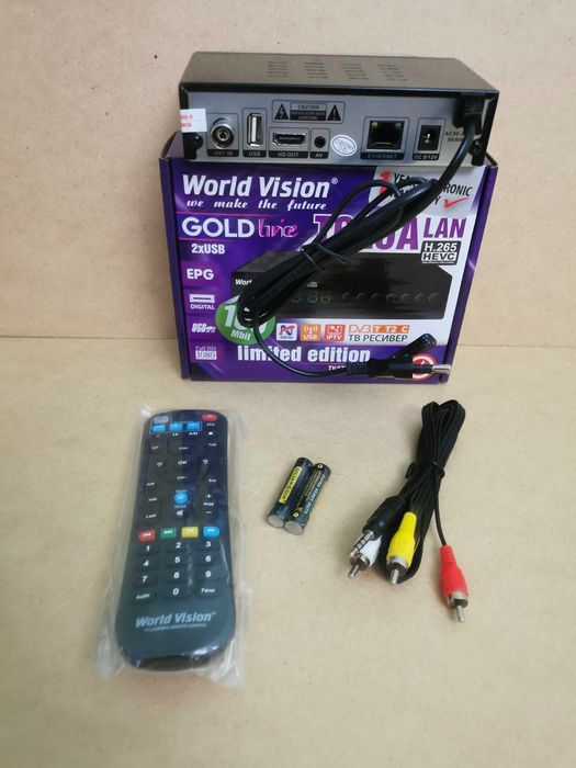 Тюнер т2  World Vision T625A LAN    новий