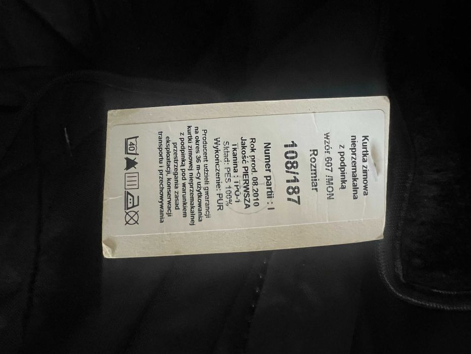 Kurtka zimowa Wojsk Lotniczych z podpinką wzór 607/MON