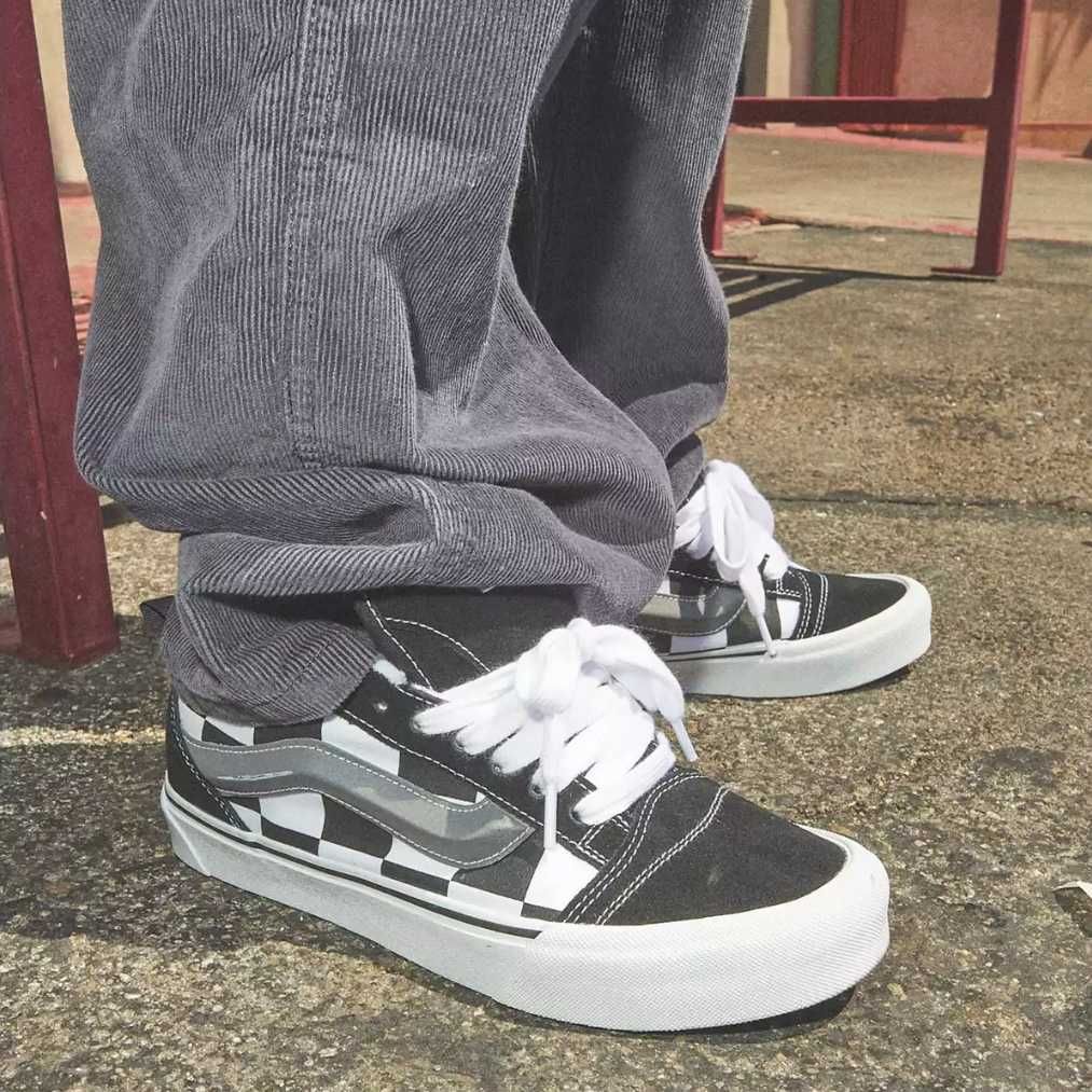 Кеди Vans KNU Skool Mega Check Black Оригінал