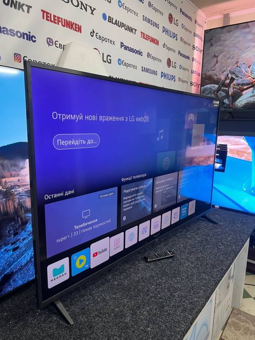 Телевізор LG 65NANO769QA — новий, 65” 4K NANOcell Smart TV