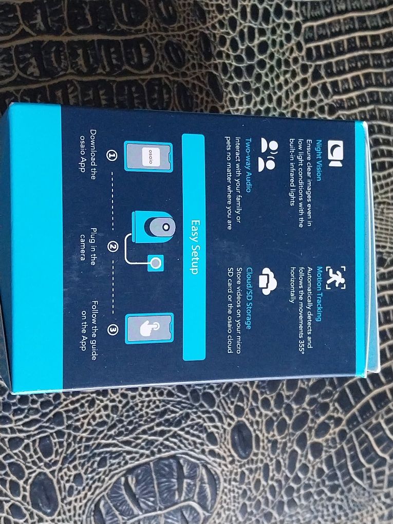 Mała pokojowa kamera obrotowa WiFi do monitoringu