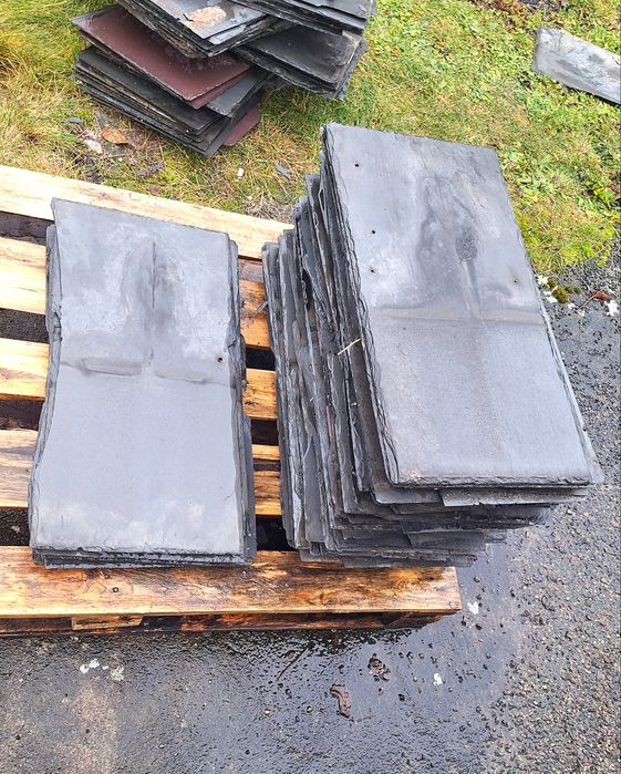 200 szt. stary poniemiecki łupek – ogród / dekoracje itp.