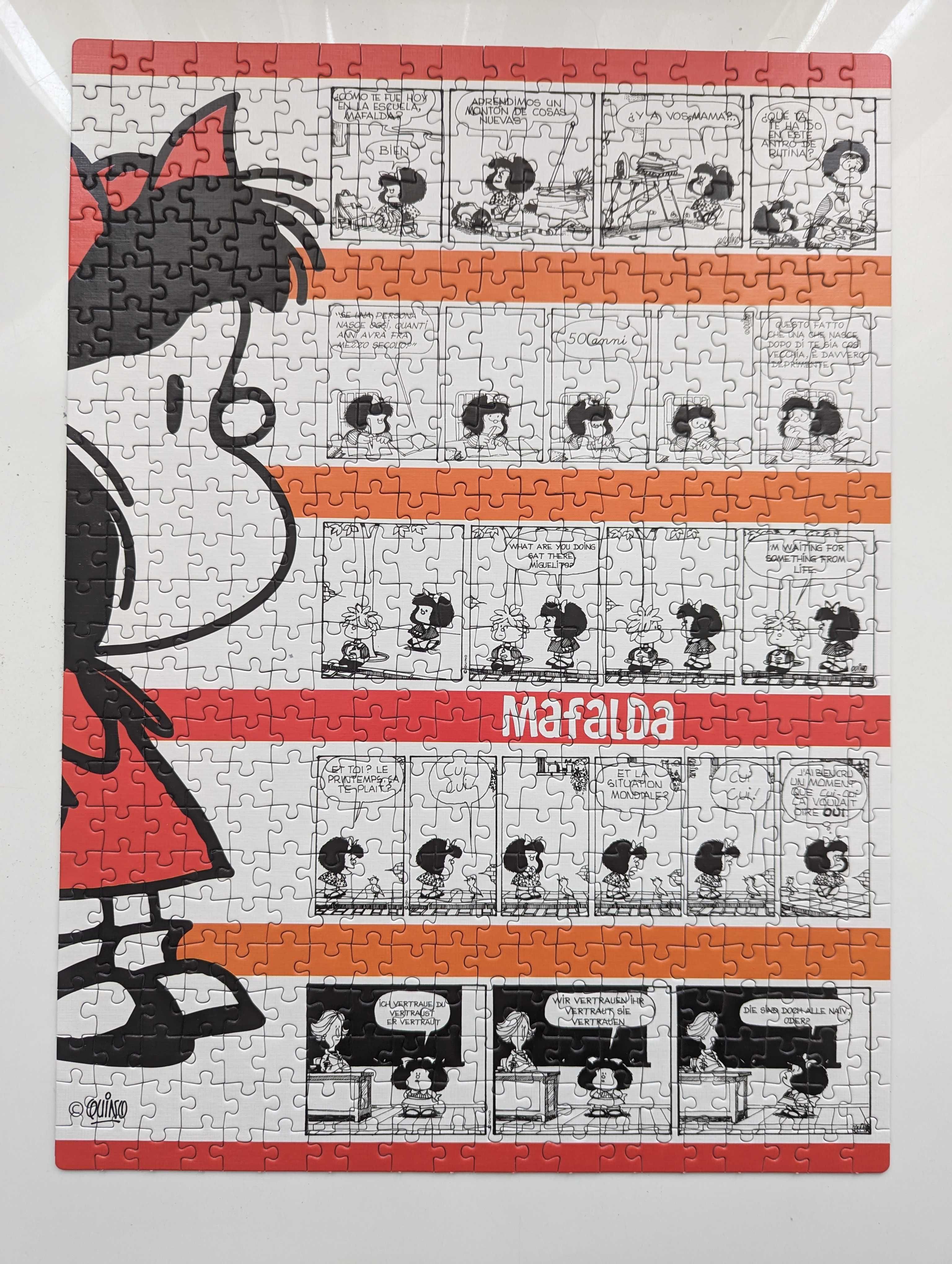 Kompletne puzzle Clementoni 500 Mafalda