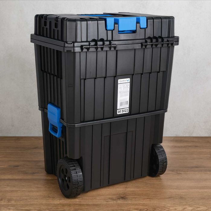 3w1 XXL Skrzynka narzędziowa na kółkach Modułowa Składana+Gratis Tacka