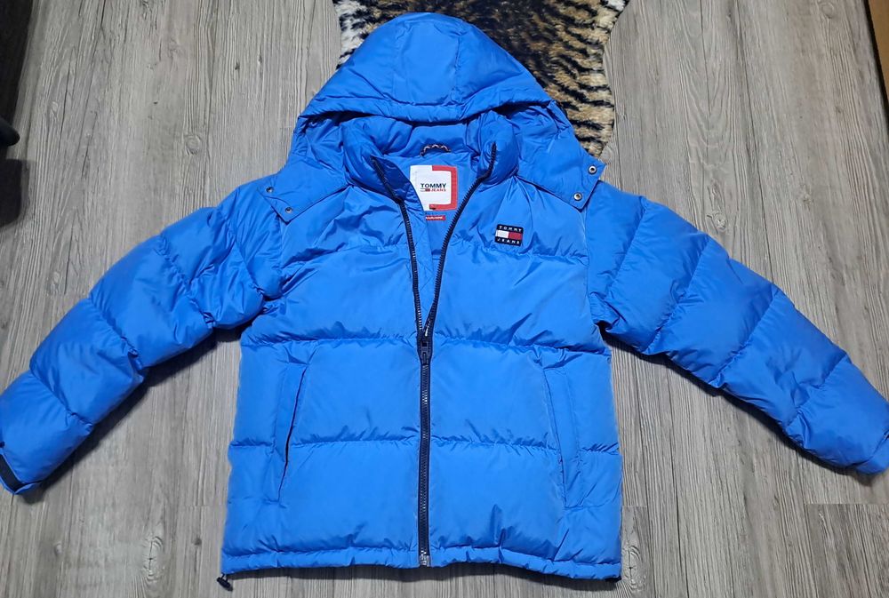Kurtka zimowa Tommy Jeans puchowa, Tommy Hilfiger