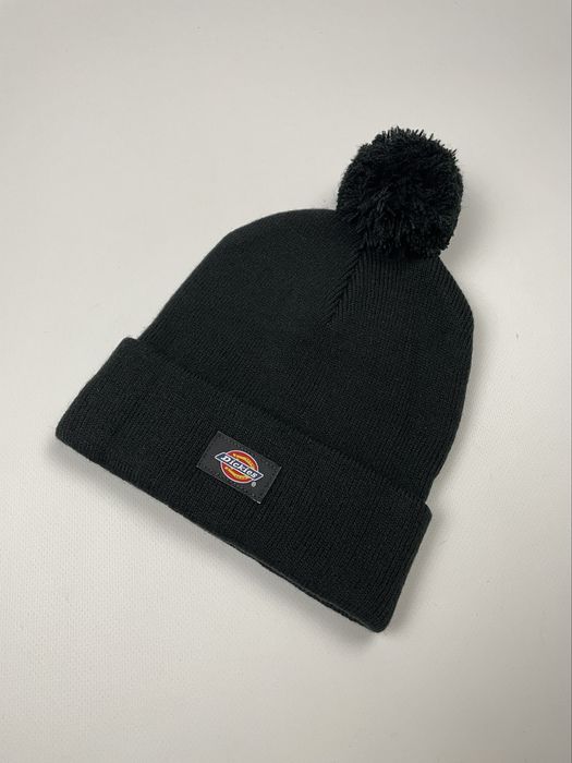 Шапка Dickies Gibsland Bobble Hat Оригінал Чорна Унісекс DK0A4YCNBLK1