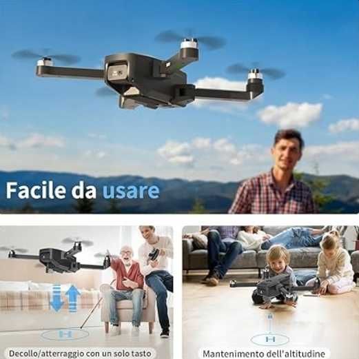 Dron K600 4K UHD z Kamerą dla Początkujących – Zdalne Sterowanie