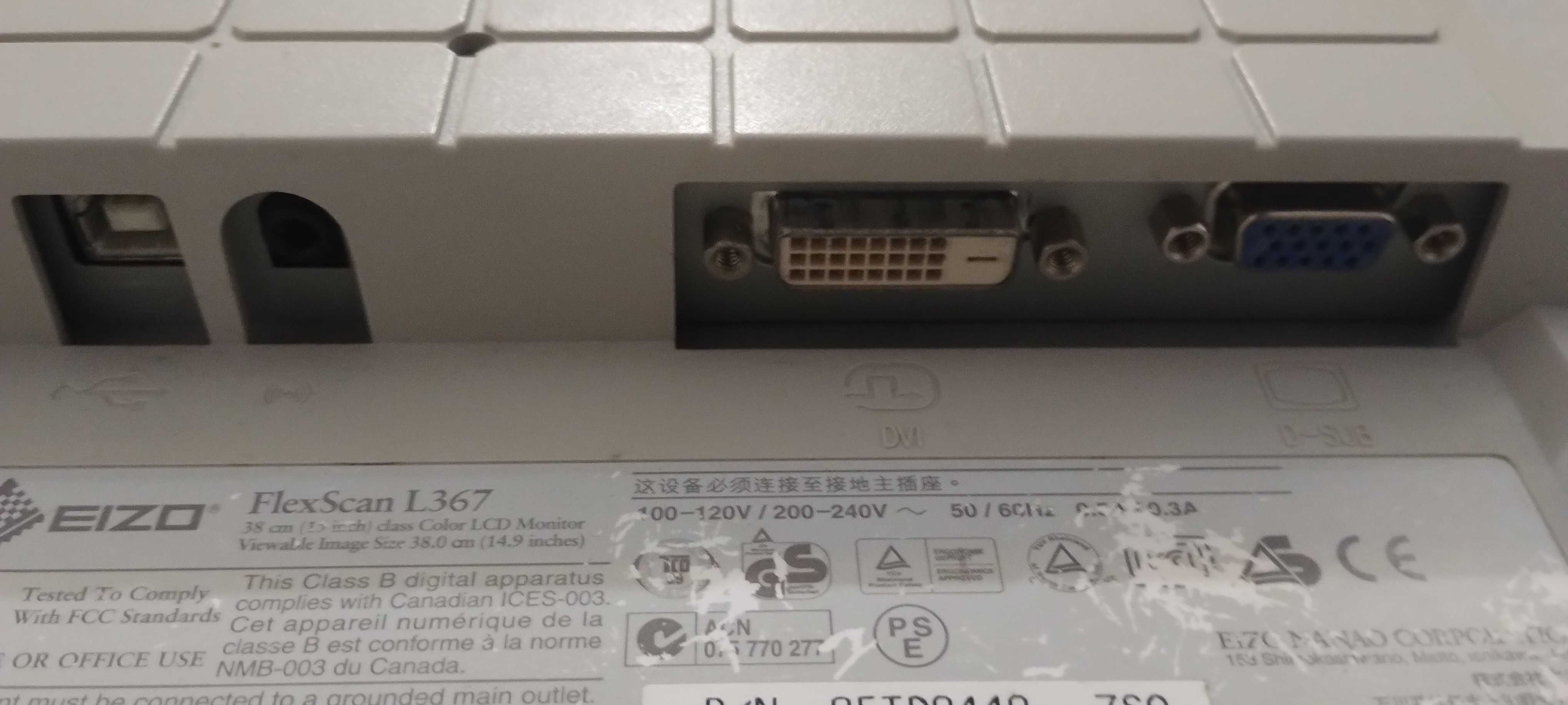 Monitor eizo flexscan l367