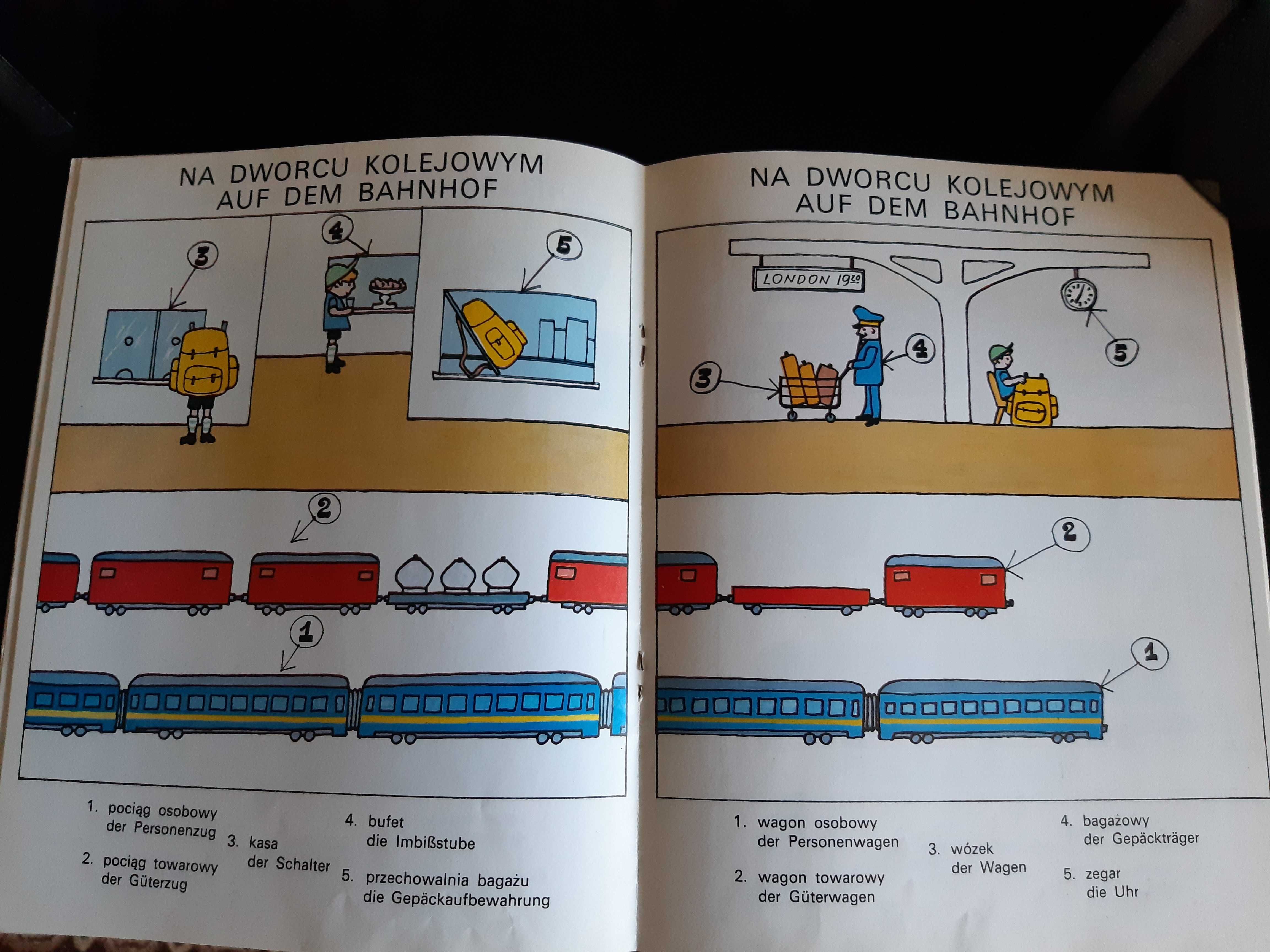 Polsko-niemiecki słowniczek dla dzieci, 4 szt.