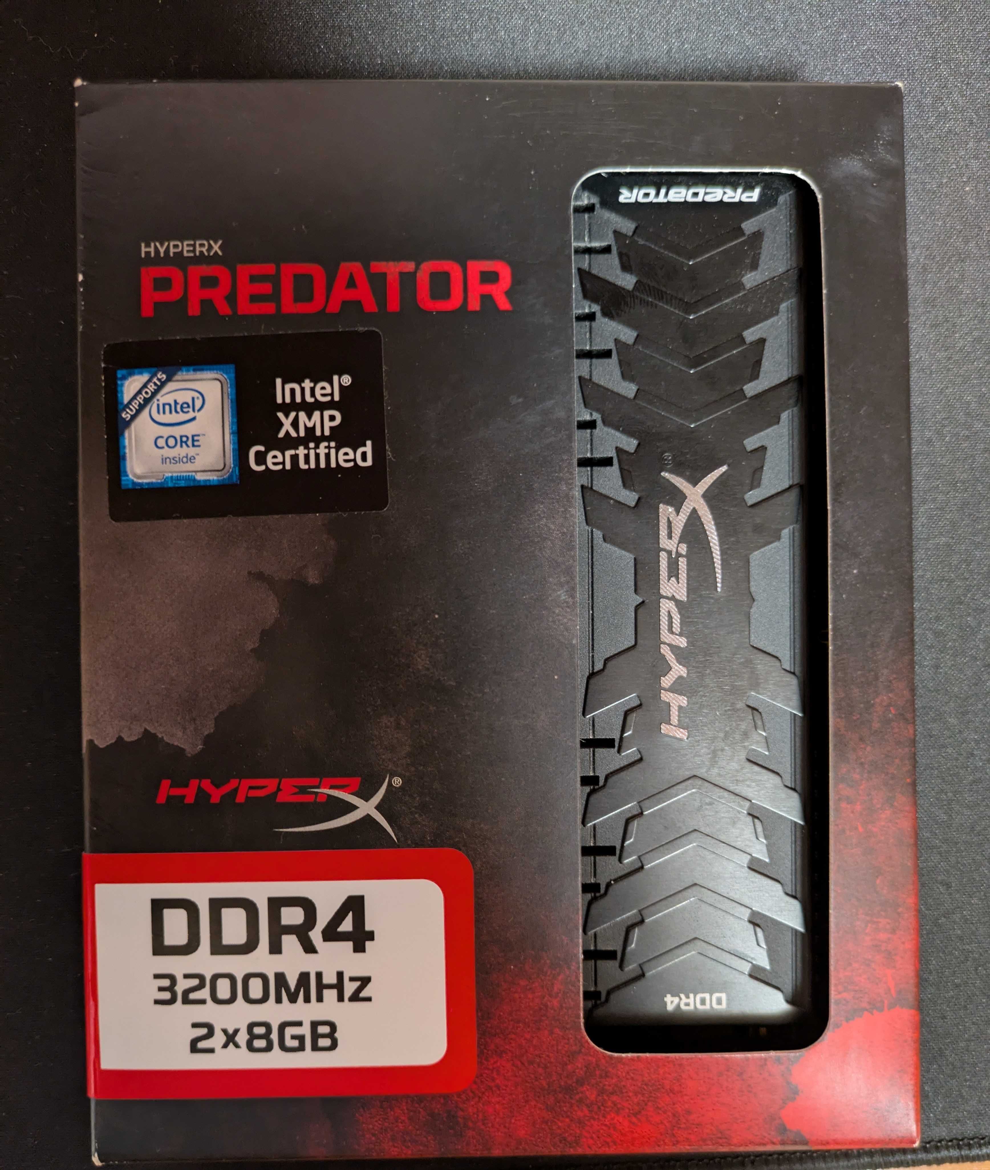 Оперативная память HyperX DDR4 3200Mhz 16GB (2x8GB) Predator