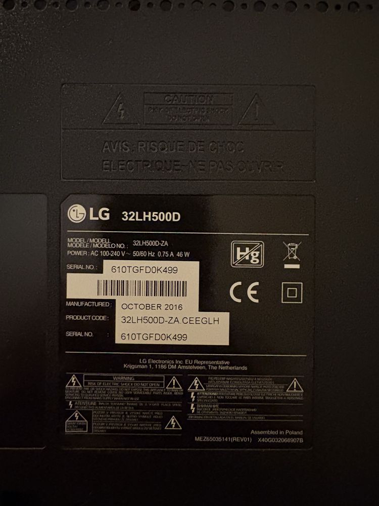 Telewizor LG 32 cale