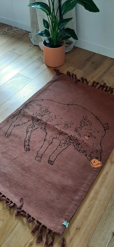 Dywan dziecięcy organiczna bawełna 120x85