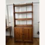 Regał IKEA HEMNES-LEKSVIK-drewno-witryna Hemnes