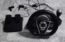 Volante de corrida com Pedais para PC / Racing wheel with paddles PC