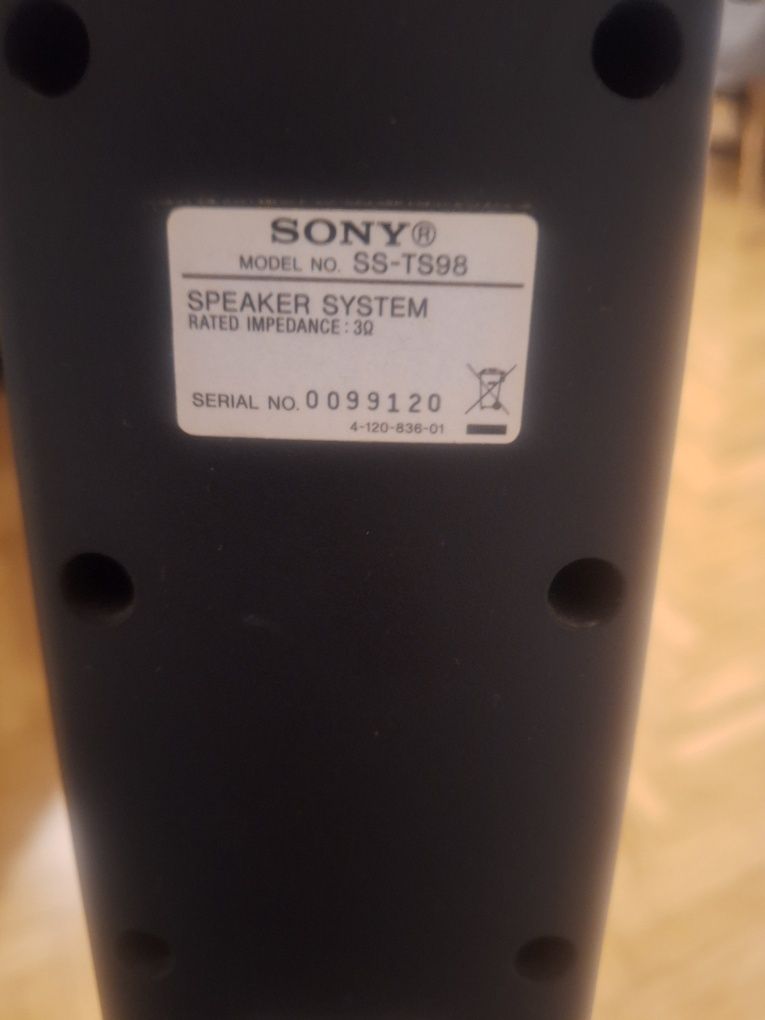 Glosniki sony model SS-TS98