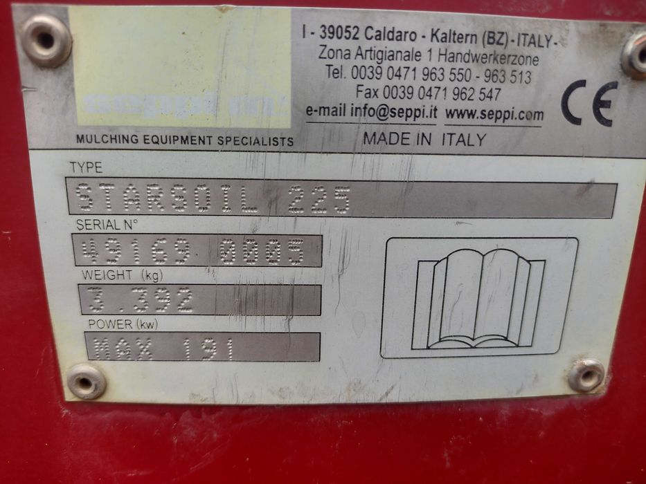 Mulczer wgłębny Seppi Starsoil