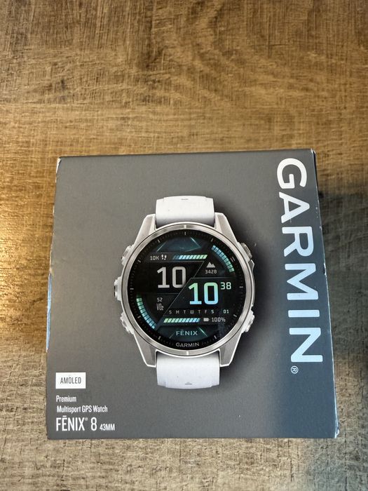 Zegarek Garmin Fenix 8 Amoled Silver NOWY !!