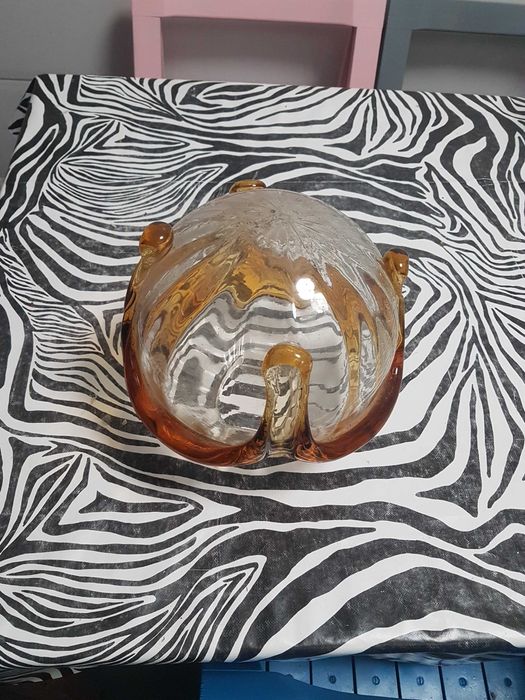 Abajur vidro soprado antigo