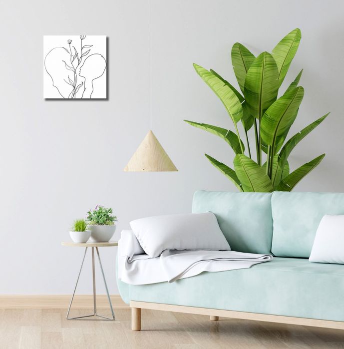 Obraz 30x30cm Połączenie Serca i Natury