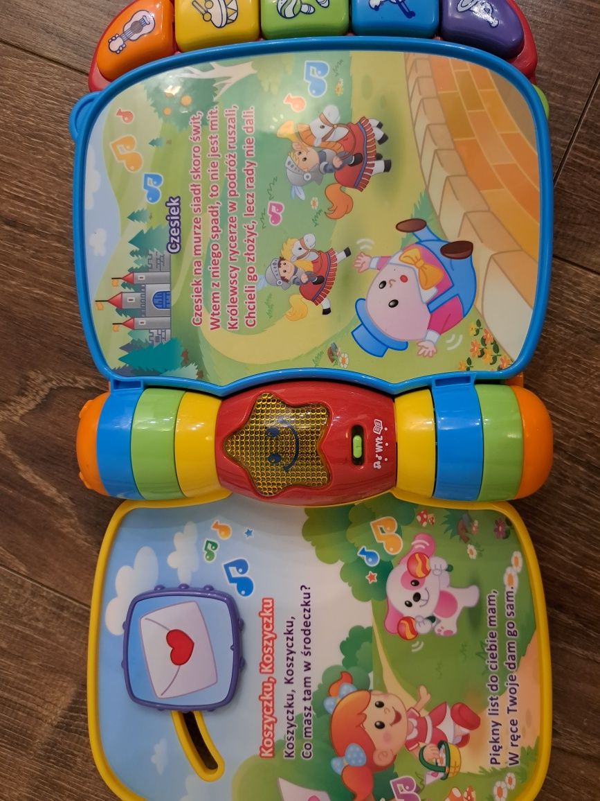 Książeczka interaktywna muzyczne opowiadanki vtech