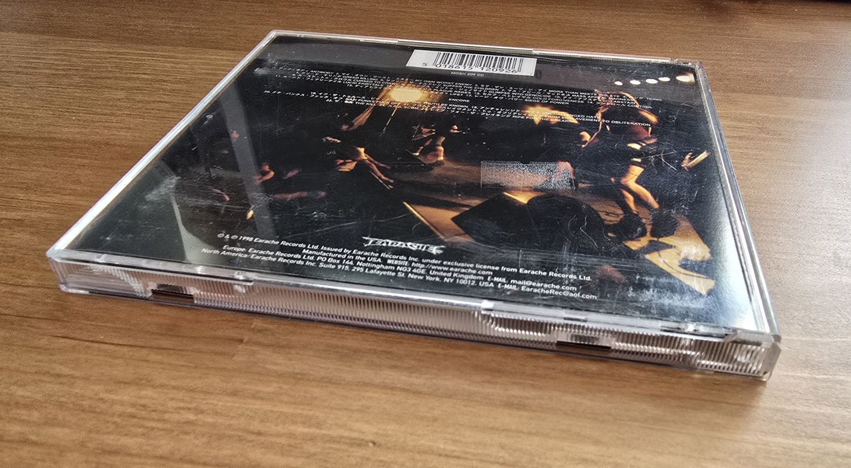 Napalm Death Bootlegged In Japan CD *IDEAŁ* 1999 1st USA Press Earache