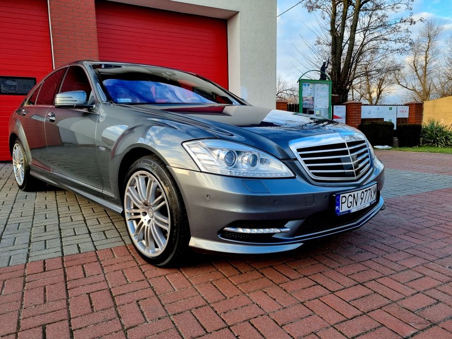 Zamiana Mercedes S class AMG PakietNighVisionSkoryLedyNavi Salon PL