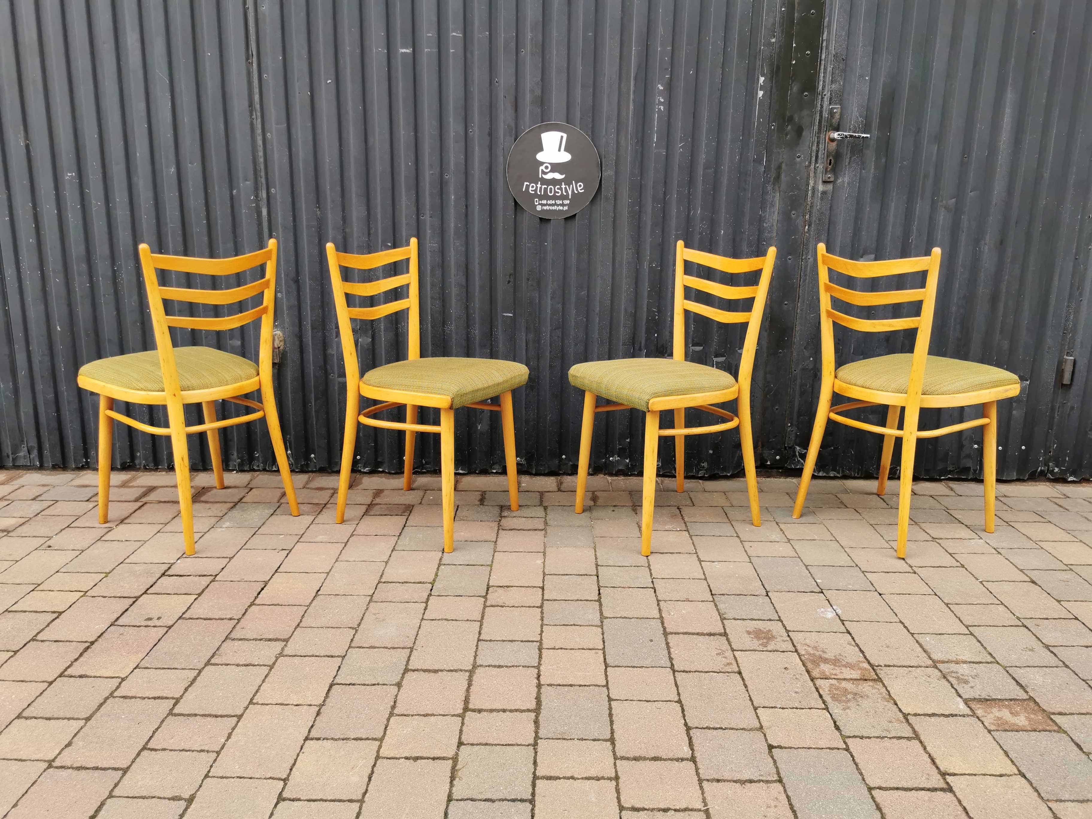 Krzesła TON (Thonet), Czechosłowacja '60 Design, PRL, Vintage, Retro