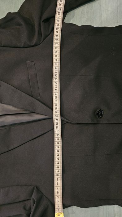 Marynarka męska "48" czarna H&M, slim, raz założona