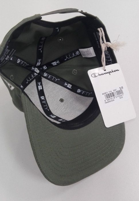 Czapka z daszkiem Champion S/M prosty daszek khaki