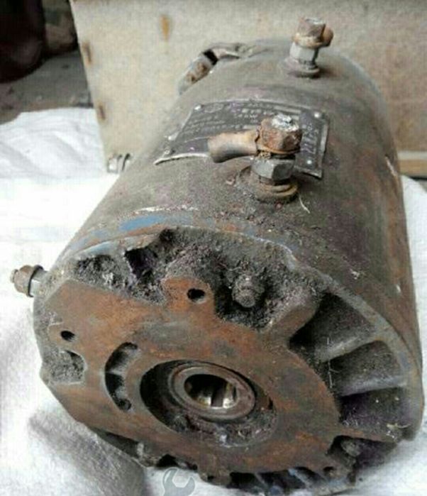 Мощный Электромотор Рабочий Тяговый-3ДТ31,24В-1,4кВт-80А, 2350 об. м.