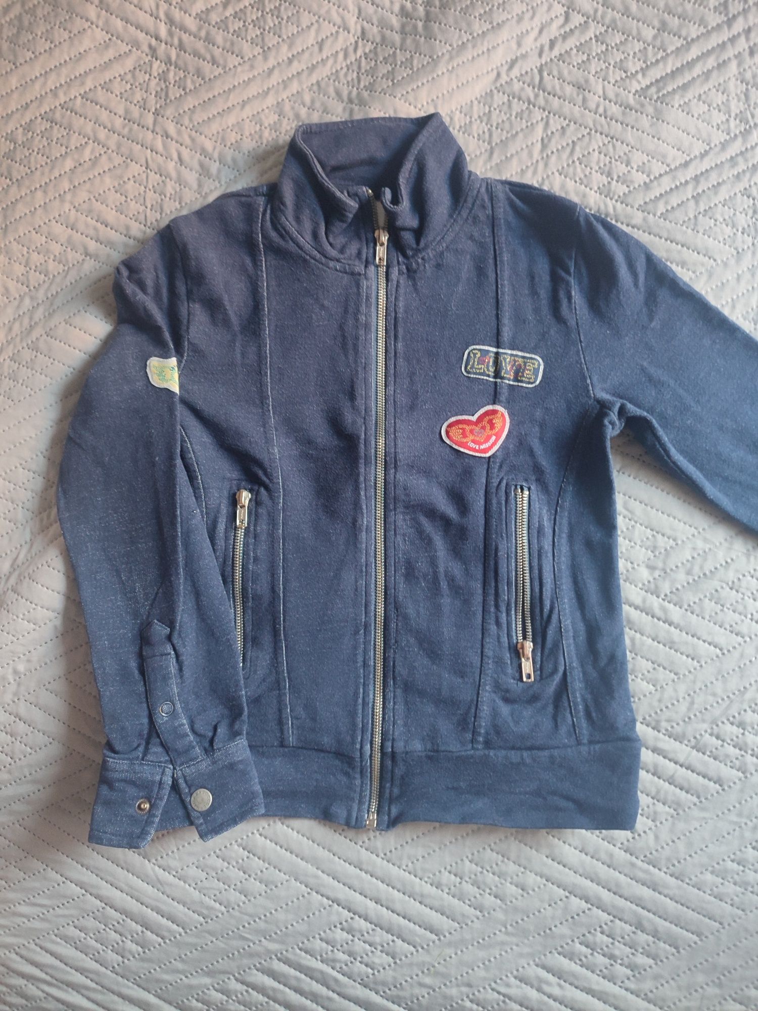 Bluza, kurtka jeansowa Coccodrillo rozmiar 140