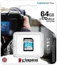 Cartão de Memória SD Kingston SDG3/64GB 64GB Preto 64 GB UHS-I