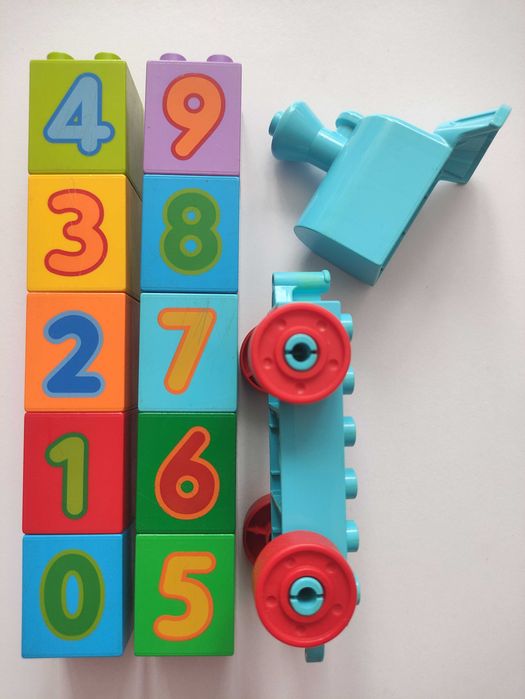 Lego Duplo Потяг Рахуй та грай поїзд лічба паровоз цифри поезд 10847