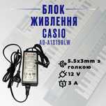 Новий блок живлення питания CASIO AD-A12150LW AD-A12 3A 12V