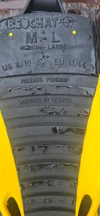 Beuchat płetwy Aquabionic Evo żółte Rozmiar: M/L EU 41/44 US 8/10