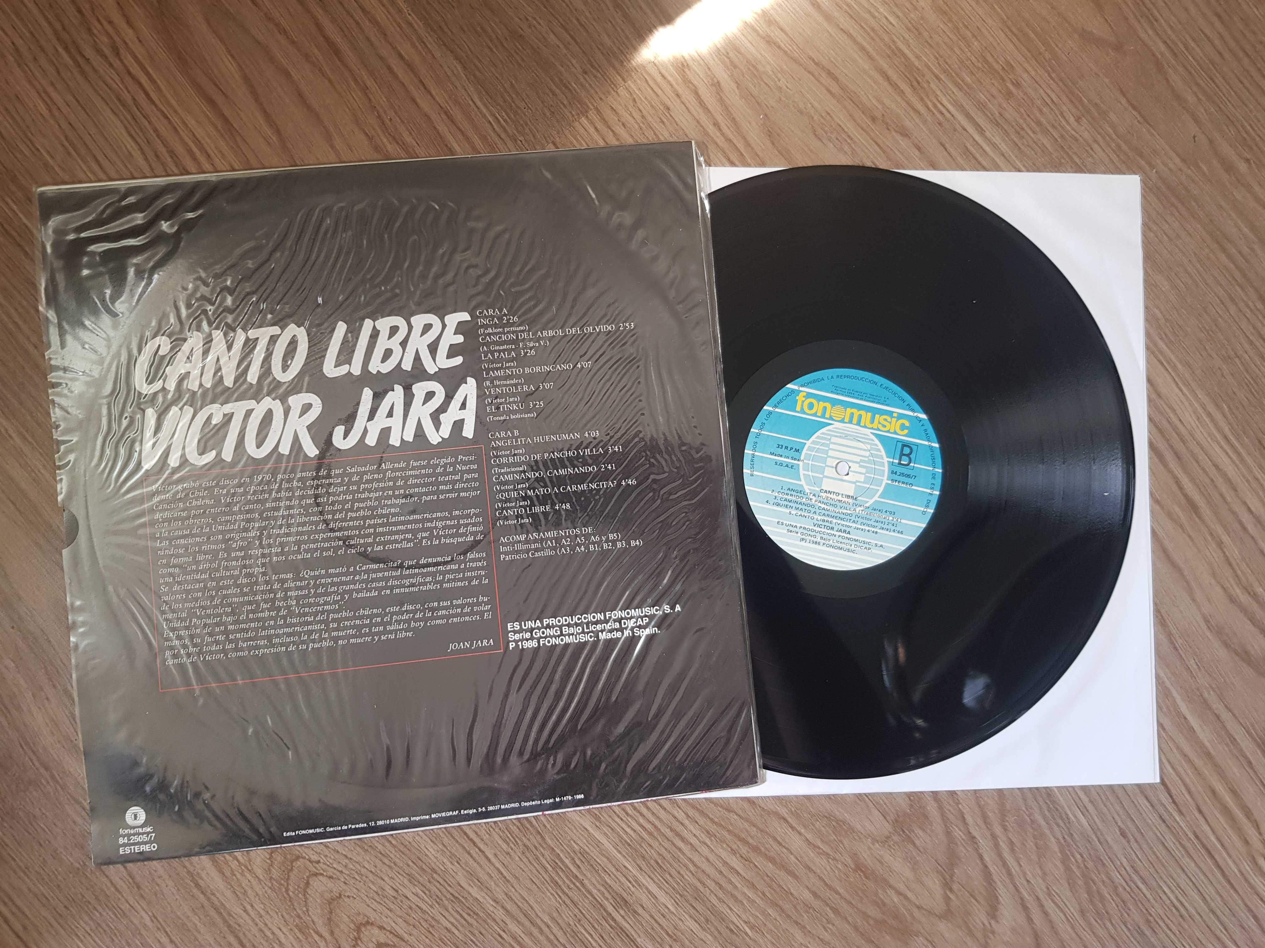 Victor Jara ‎– Canto Libre LP*1443