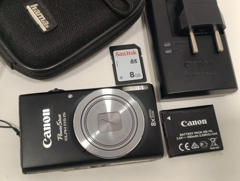 Aparat cyfrowy Canon IXUS 132 16m x8 HD elph 115is vintage CCD BDB++
