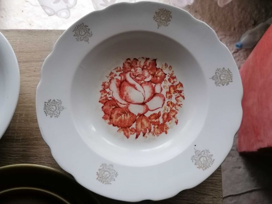 2 różne talerze obiadowe ceramika PRL! OKAZJA