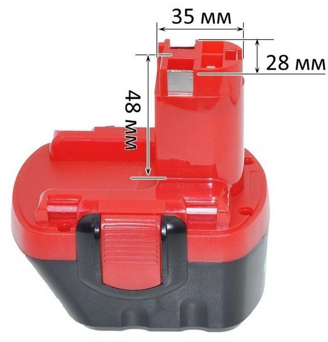 Аккумулятор шуруповерта Bosch Ni-Cd 12V 2,0Ah аналог 2607335262,шур213