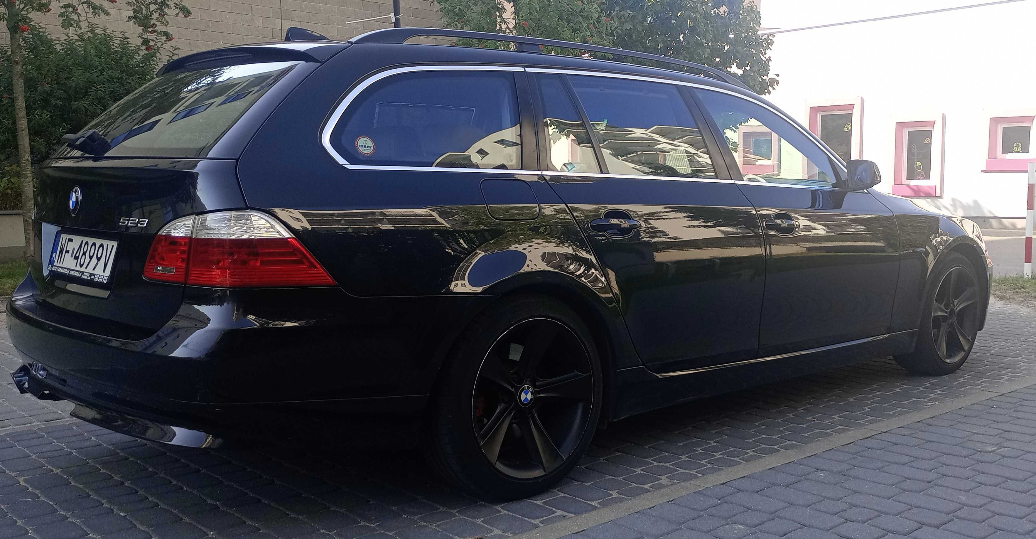 BMW 523i e61 Lci 2007r  skóry klima tempomat grzane fotele 190hp