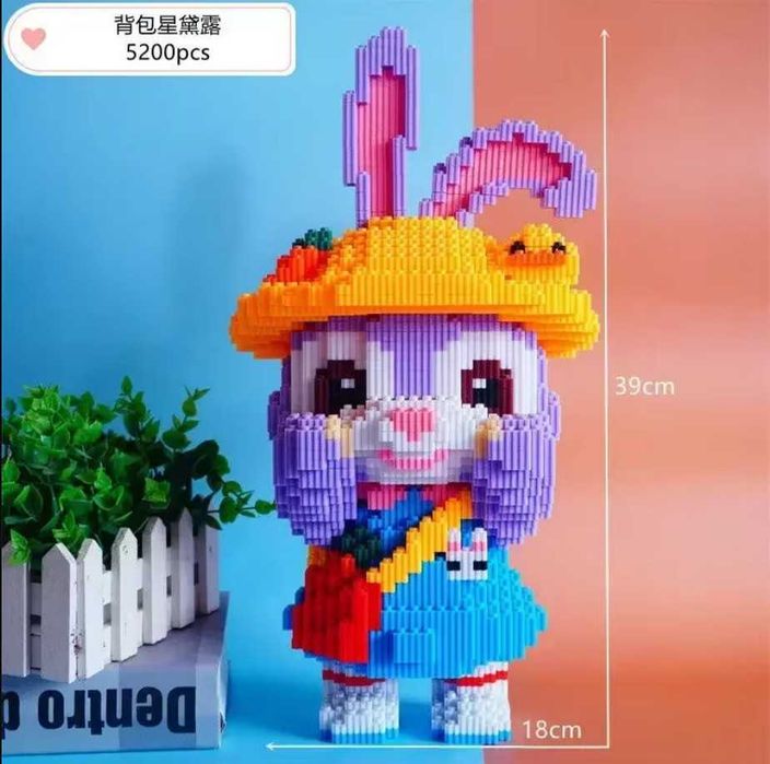 Конструктор 3D Кролик Cute Rabbit 5200 деталей 39 см