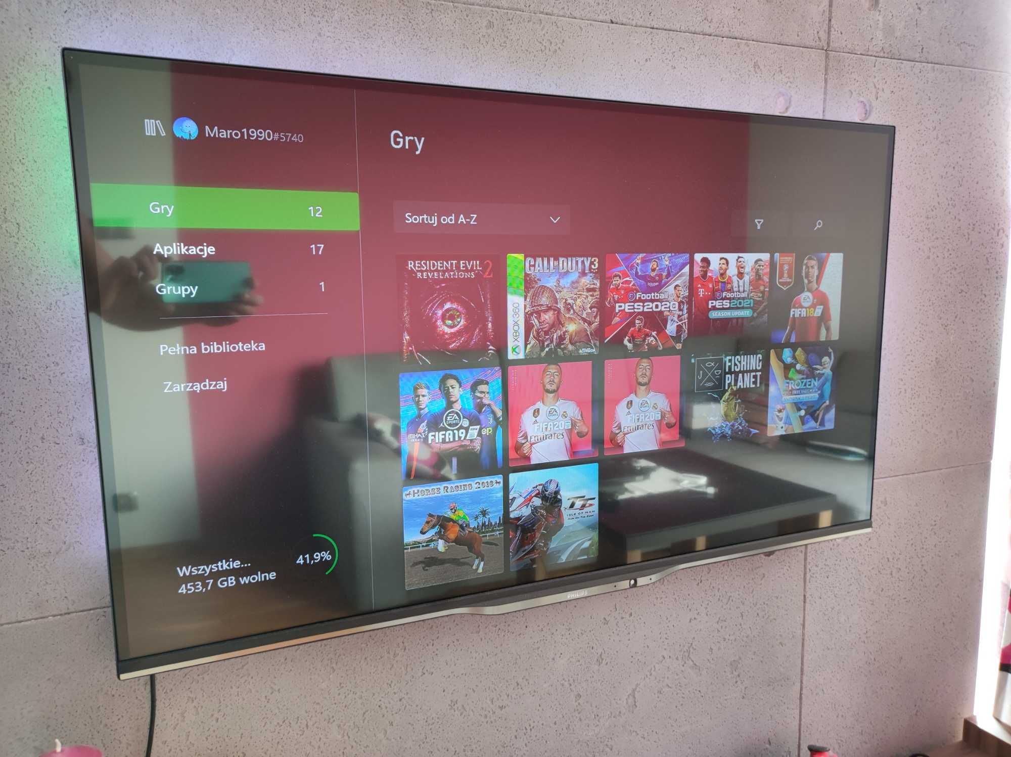 Konsola Xbox One S z grami Nowy pad wszystko sprawne + gra FIFA