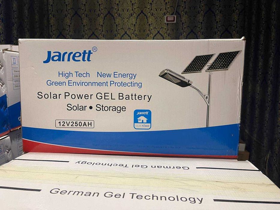 Распродажа 250Ач 12В гелевий аккумулятор JARRETT, тяговий АКБ, Gel опт